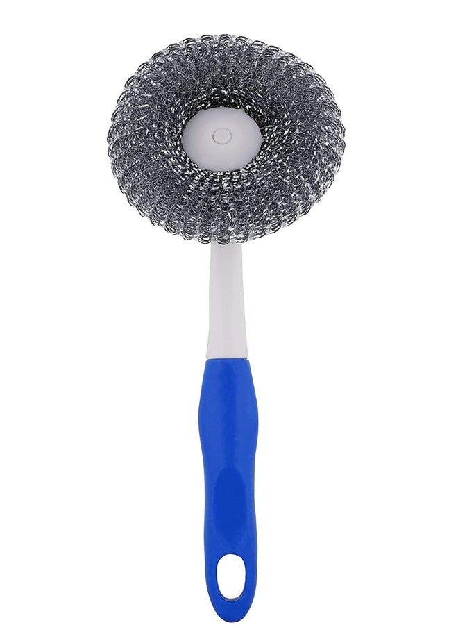 DOMUM Handy Scrub for Cleaning Utensils, Kitchen, and Brush for Floor, Bathroom, Basin Cleaning, Multipurpose Brush (Combo Pack). - Image 2